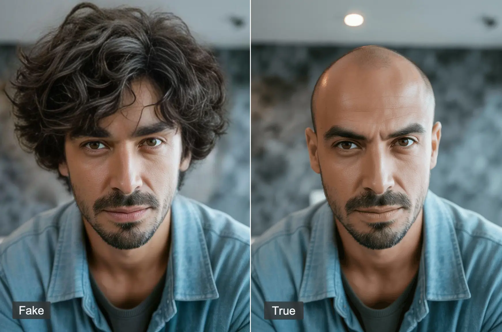 Deepfake detection tool interface showing AI analysis in action
